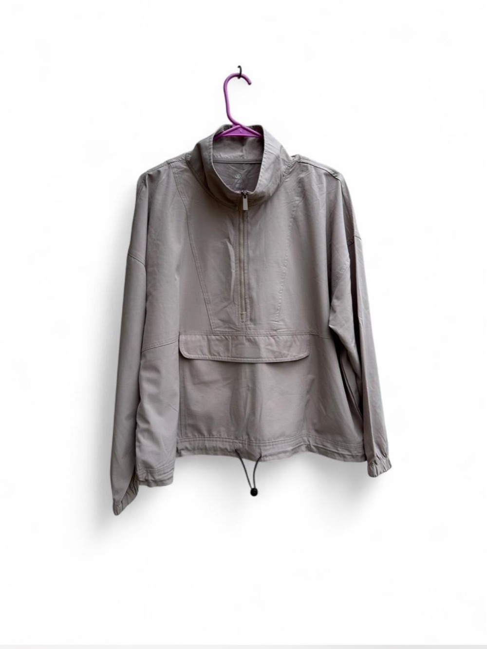 Legend Beige Quarter-Zip Anorak Jacket - Size L